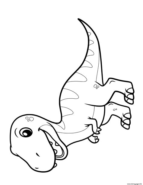 T Rex Coloring Pages Printable